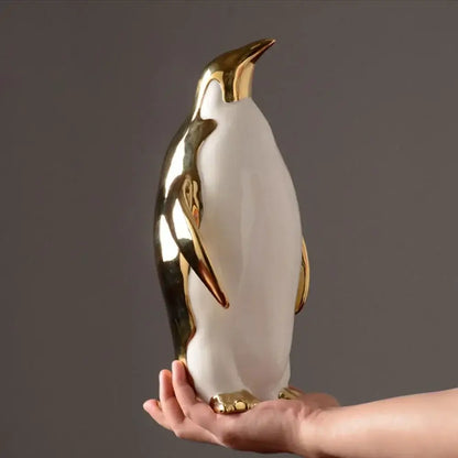 Modern interior featuring penguin home decor