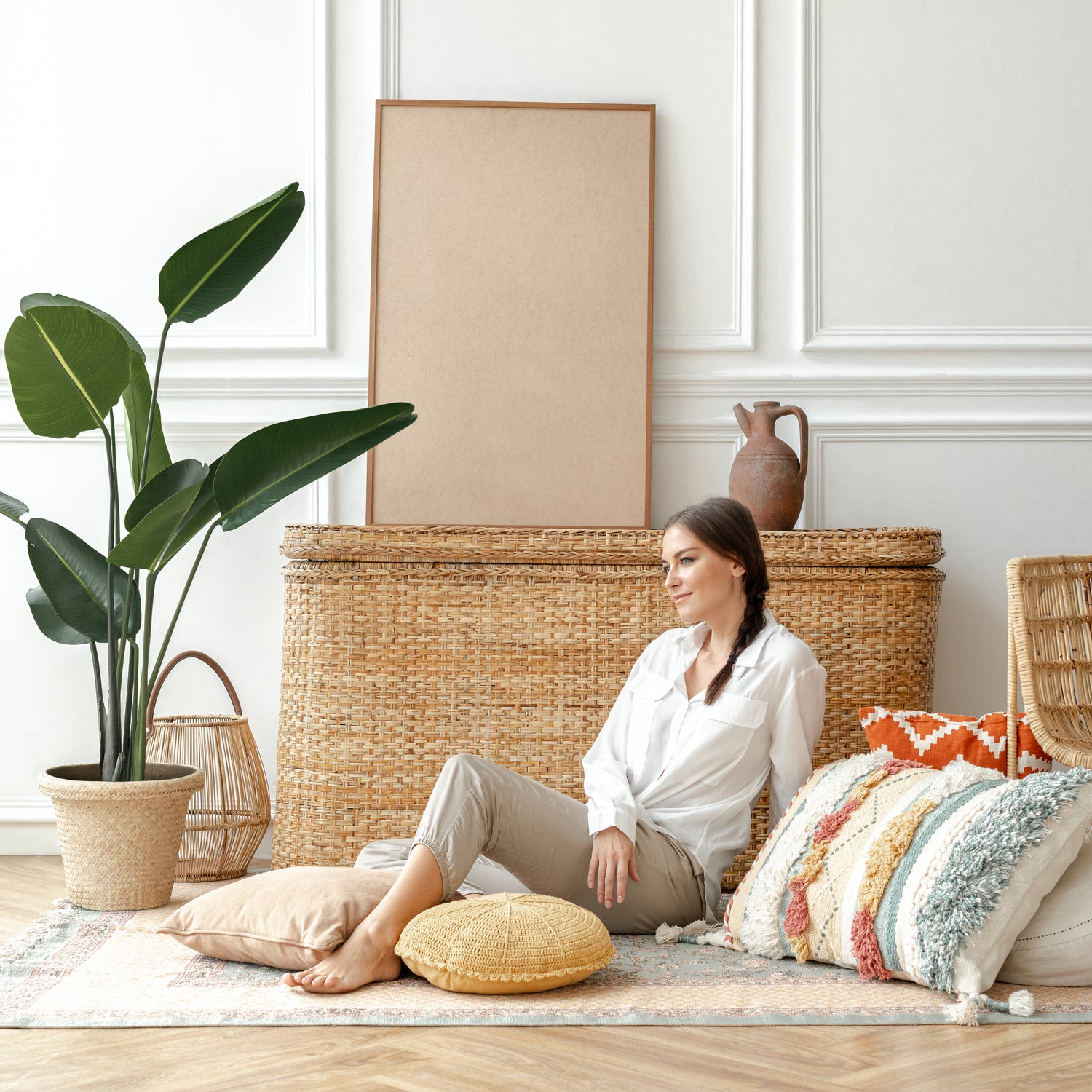 picture-frame-with-bohemian-home-decor