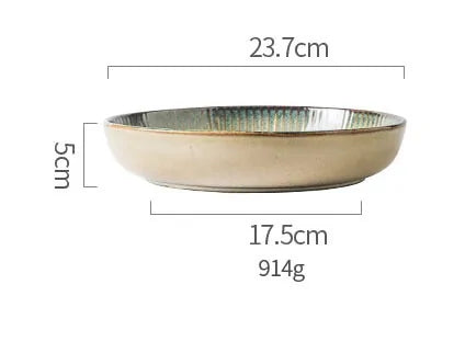 Japanese ceramic plates elegant dining setup